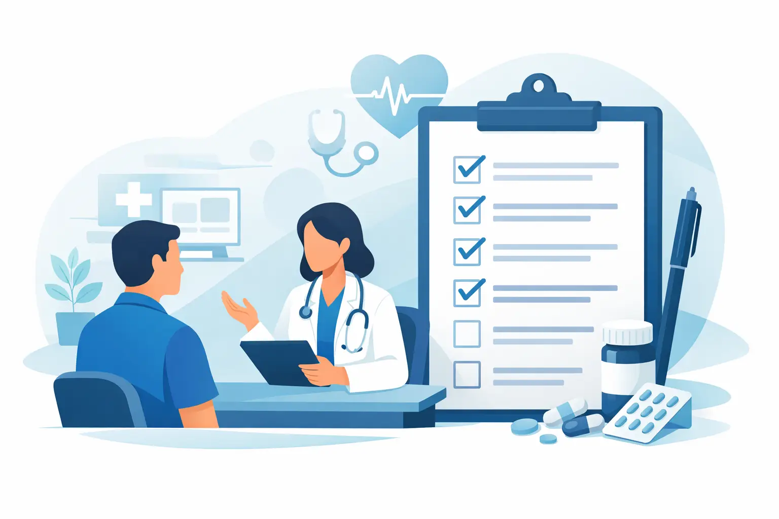 Adult Primary Care Checklist for Every Visit