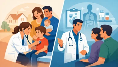 Family Medicine vs Internal Medicine Adults