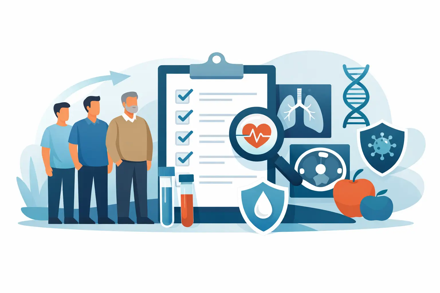 Best Screening Tests for Men by Age and Risk