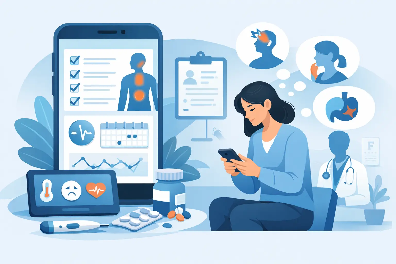 How to Track Symptoms Before a Doctor Visit